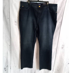 NYDJ | Dark Wash Straight Leg Slimming Jeans